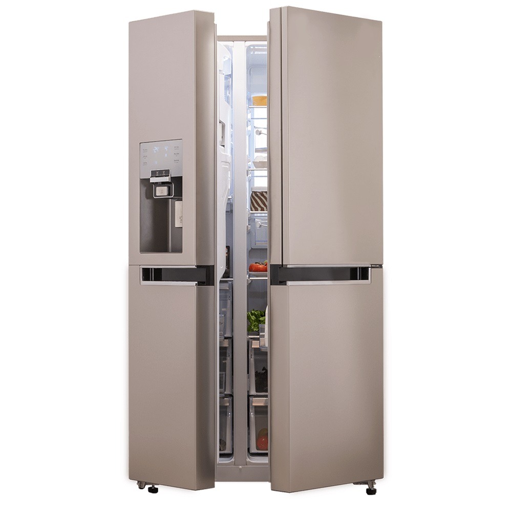 یخچال فریزر ساید بای ساید دوو مدل پرایم سه درب DS-3440SS