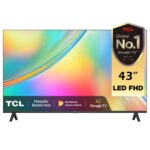 تلویزیون LED FHD google TV هوشمند تی سی ال مدل S5400 سایز 43 اینچ