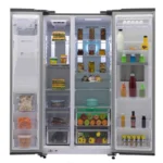 یخچال و فریزر ساید بای ساید 32 فوت اسنوا مدل S2Di-M210-W