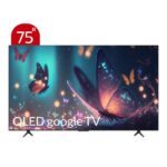 تلویزیون QLED UHD 4K هوشمند google TV تی سی ال مدل C655 سایز 75 اینچ