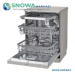 ماشین ظرفشویی 14 نفره ال جی 425 رنگ نقره ای مدل DFB425FP - تصویر 2