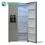 یخچال فریزر ساید بای ساید 28 فوت ایکس ویژن مدل HS600-SI استیل - تصویر 2