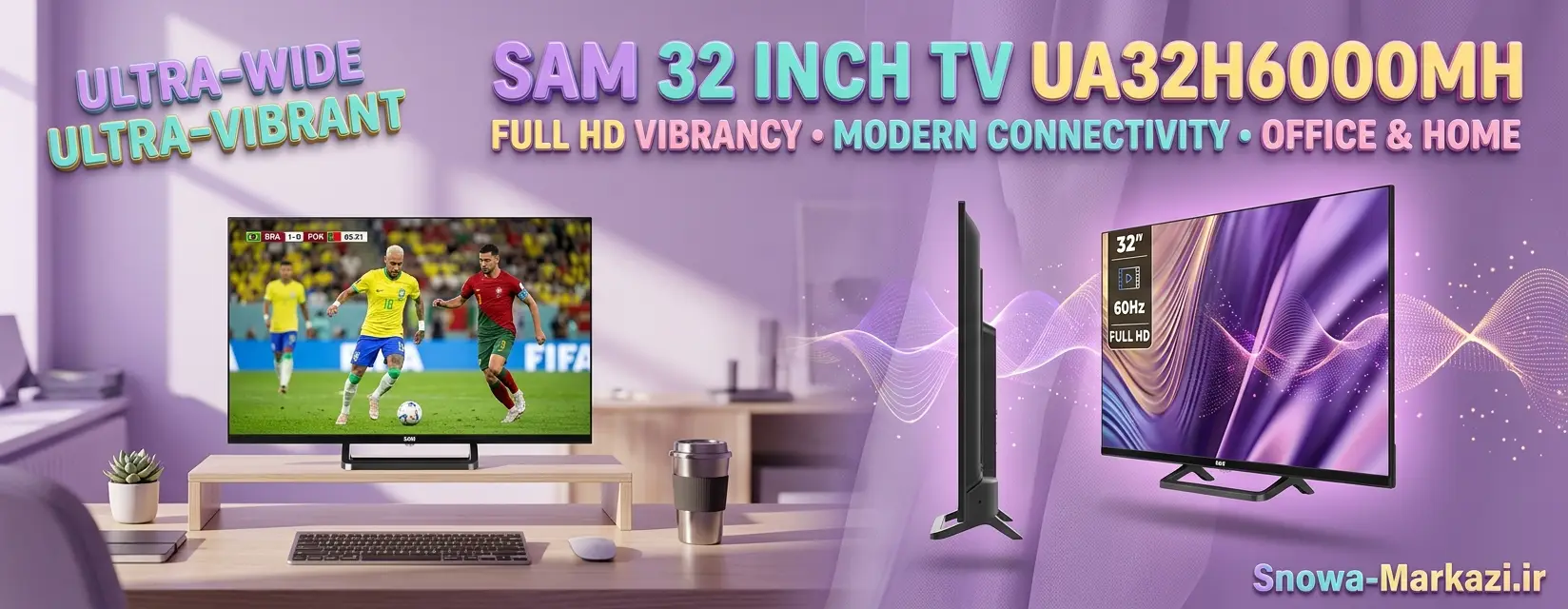 تلويزيون 32 اينچ UA32H6000MH سام